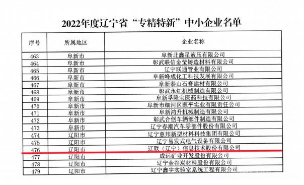 凯时AG信息获评2022年度辽宁省“专精特新”企业2.jpg 凯时AG信息获评2022年度辽宁省“专精特新”企业2.jpg